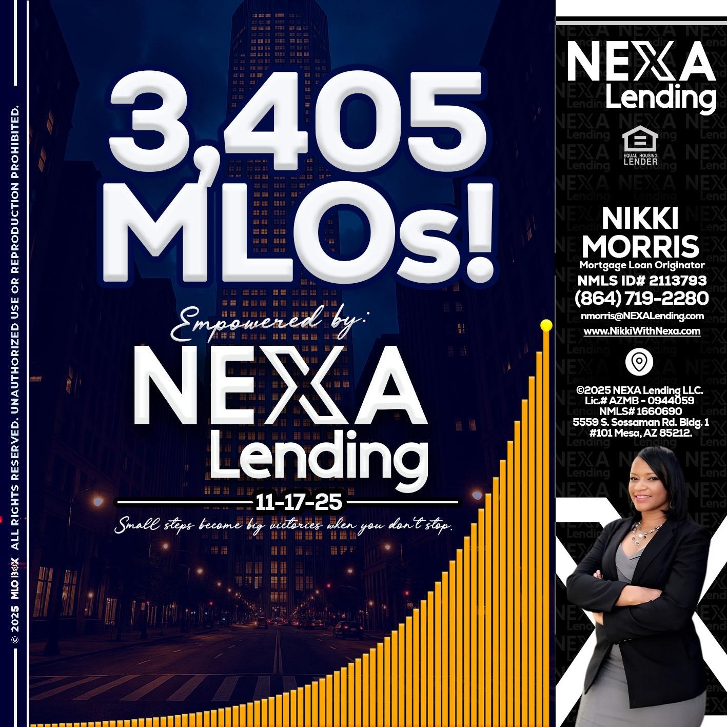 3405 MLOs - Nikki Morris - Mortgage Loan Originator