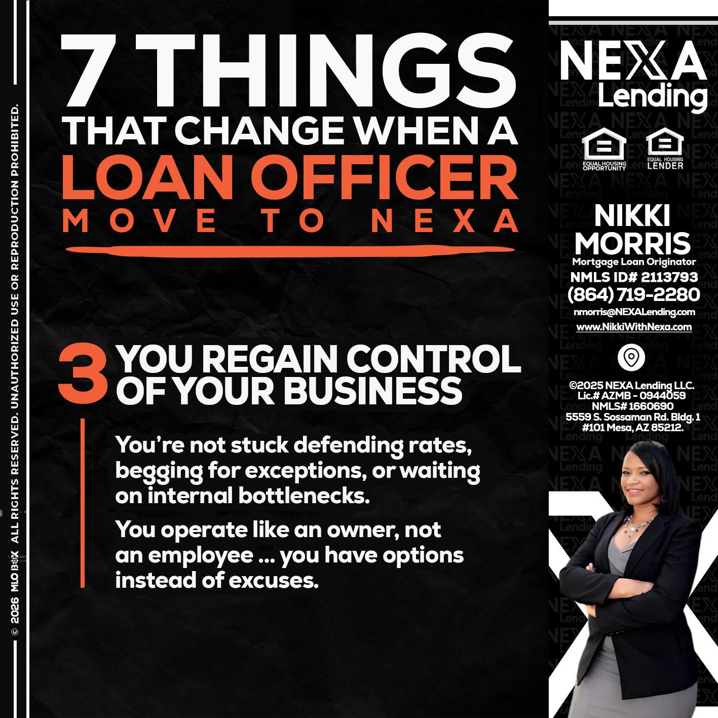 7 things (3) - Nikki Morris -Mortgage Loan Originator