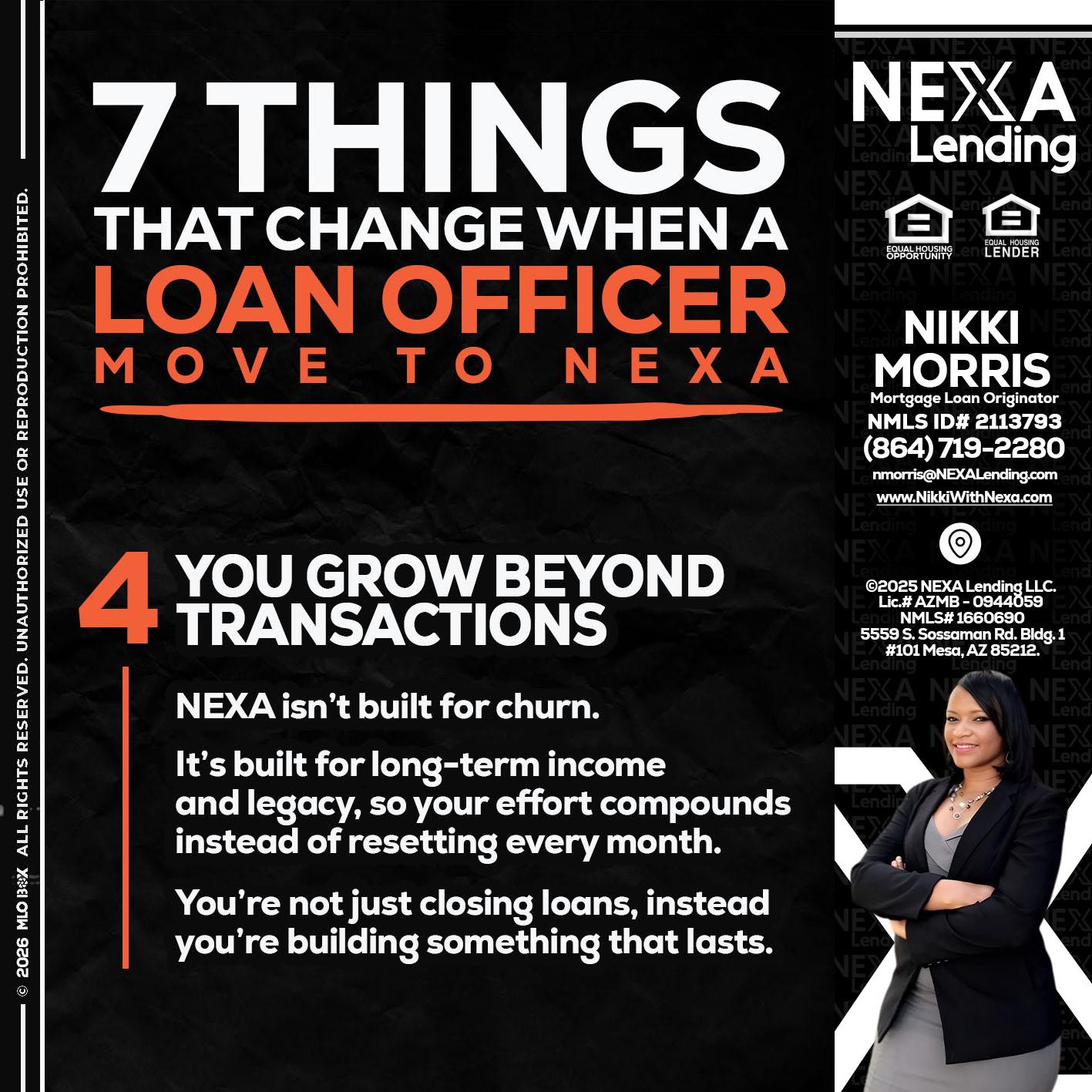 7 THINGS (4) - Nikki Morris -Mortgage Loan Originator