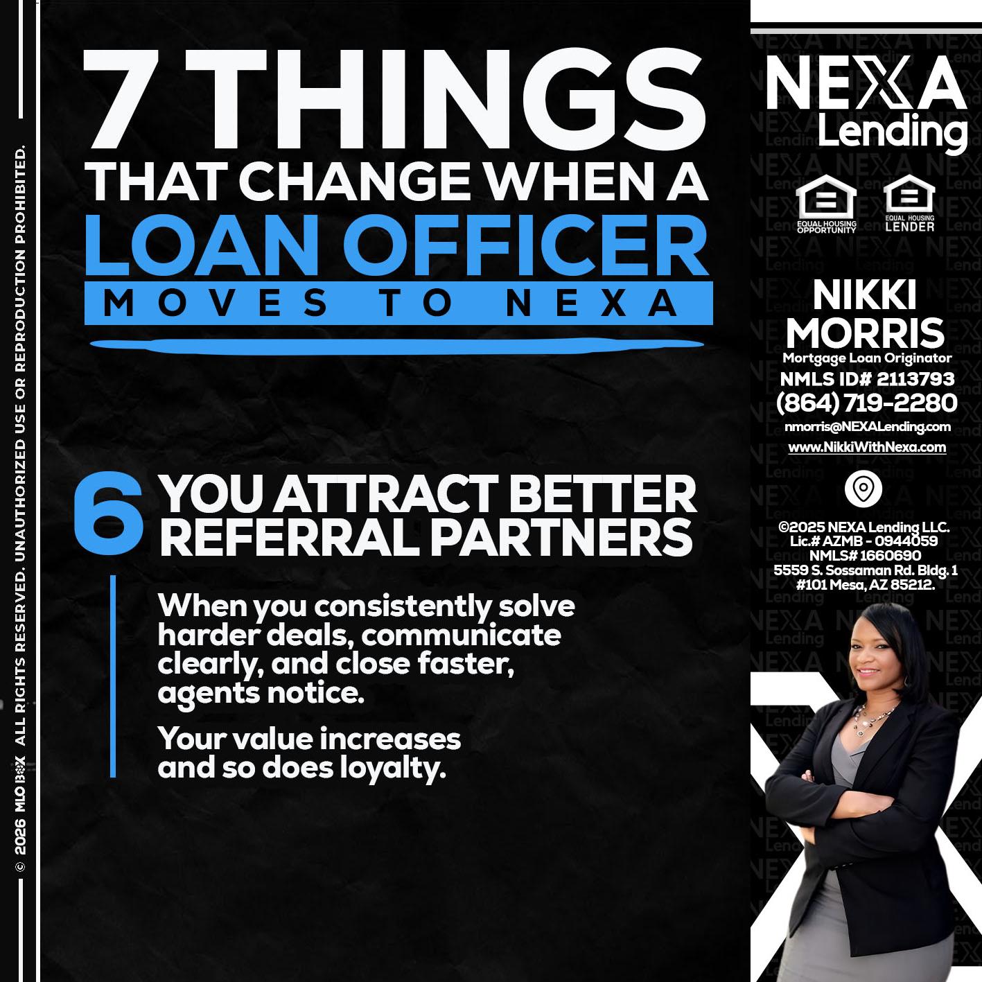 7 THINGS (6) - Nikki Morris -Mortgage Loan Originator