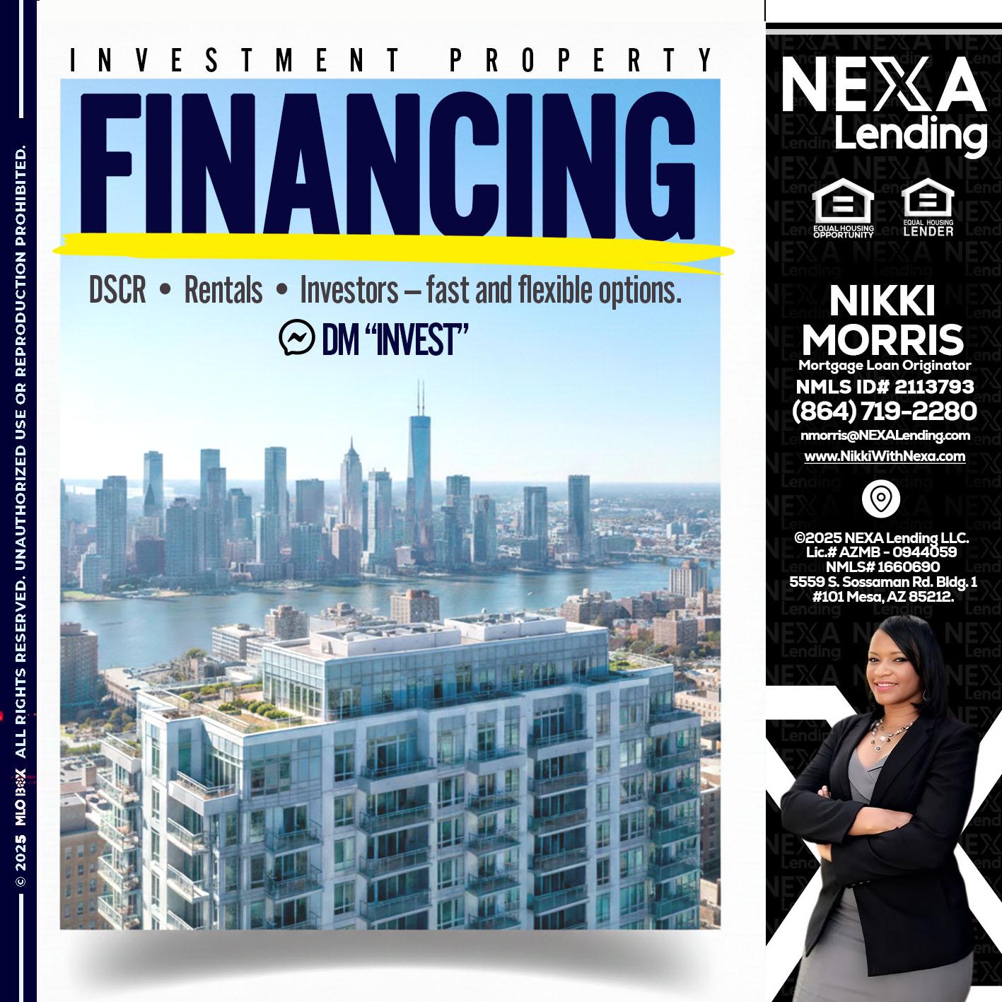 FINANCING - Nikki Morris -Mortgage Loan Originator