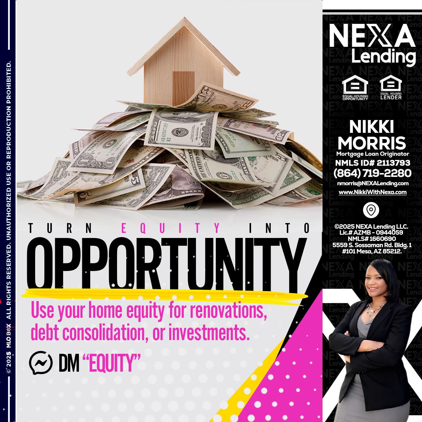 opportunity - Nikki Morris -Mortgage Loan Originator