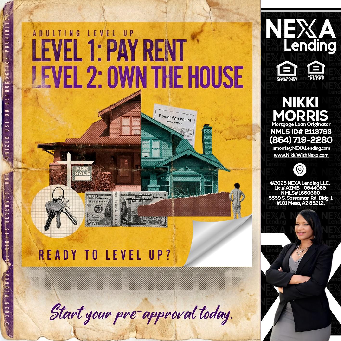 LEVEL 1 - Nikki Morris -Mortgage Loan Originator