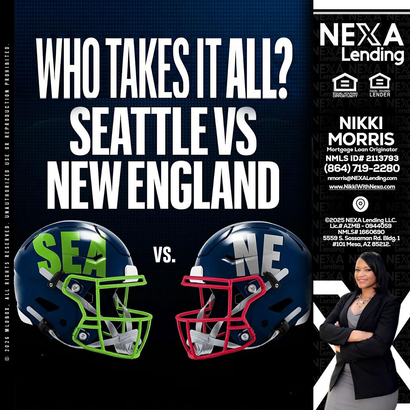 WHO TAKE IT ALL? - Nikki Morris -Mortgage Loan Originator