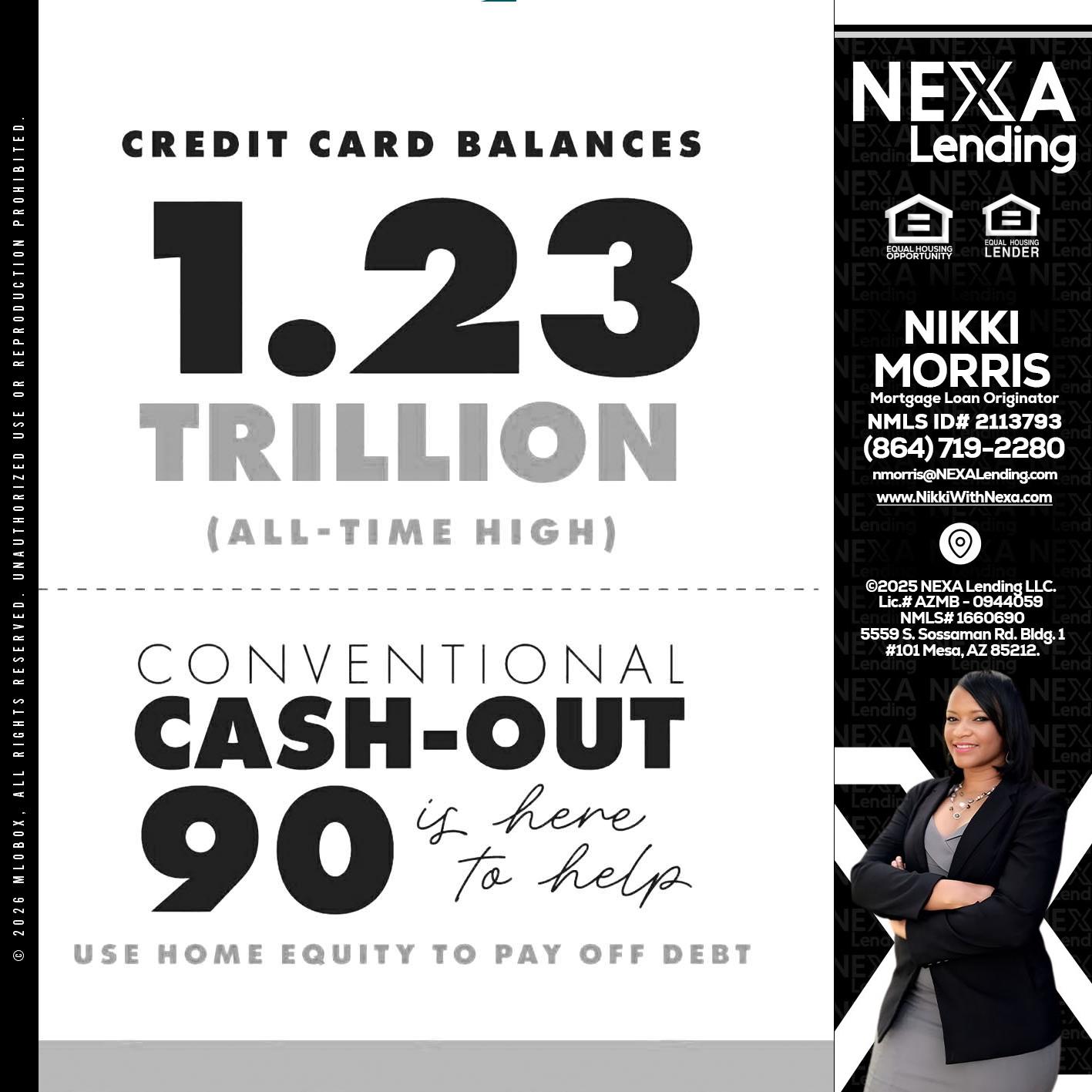 CREDIT CARD BALANCE - Nikki Morris -Mortgage Loan Originator