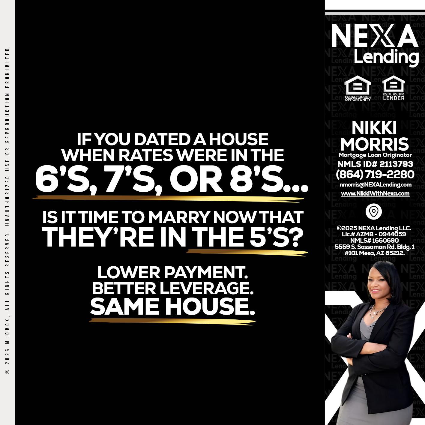 if you dated a house - Nikki Morris -Mortgage Loan Originator