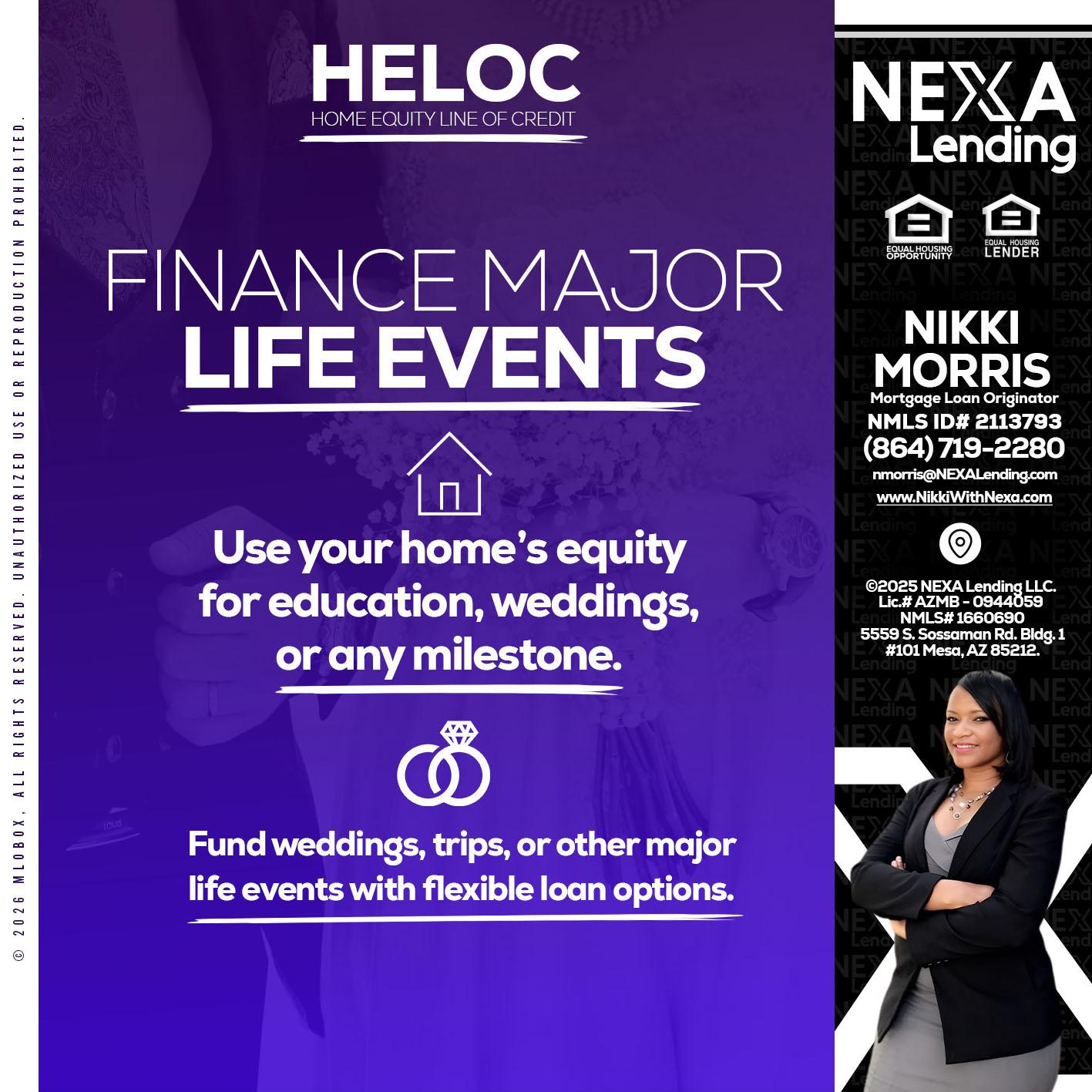 HELOC - Nikki Morris -Mortgage Loan Originator