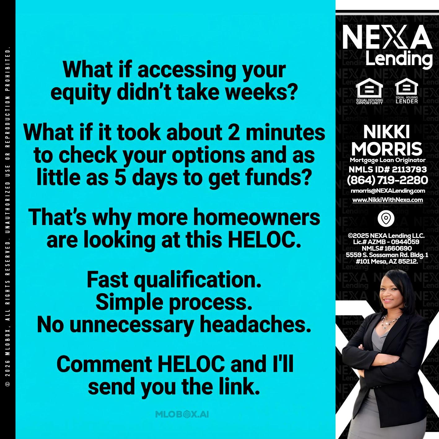 what if - Nikki Morris -Mortgage Loan Originator
