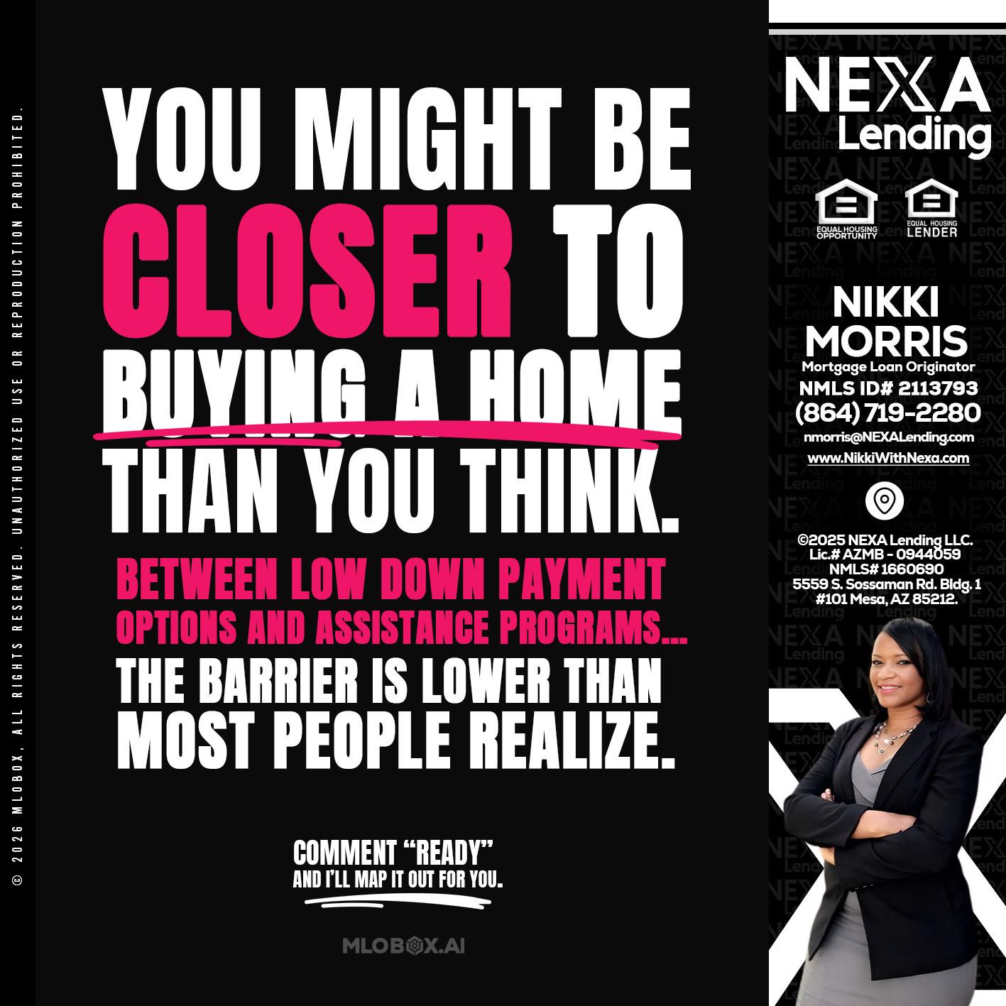 YOU MIGHT BE - Nikki Morris -Mortgage Loan Originator