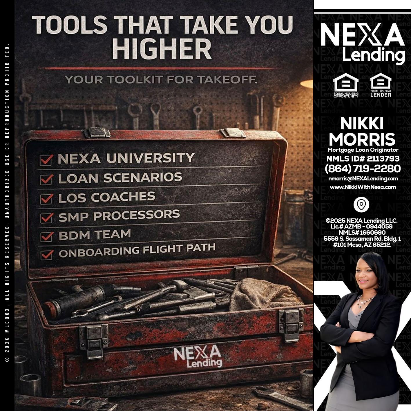 TOOLS THAT - Nikki Morris -Mortgage Loan Originator