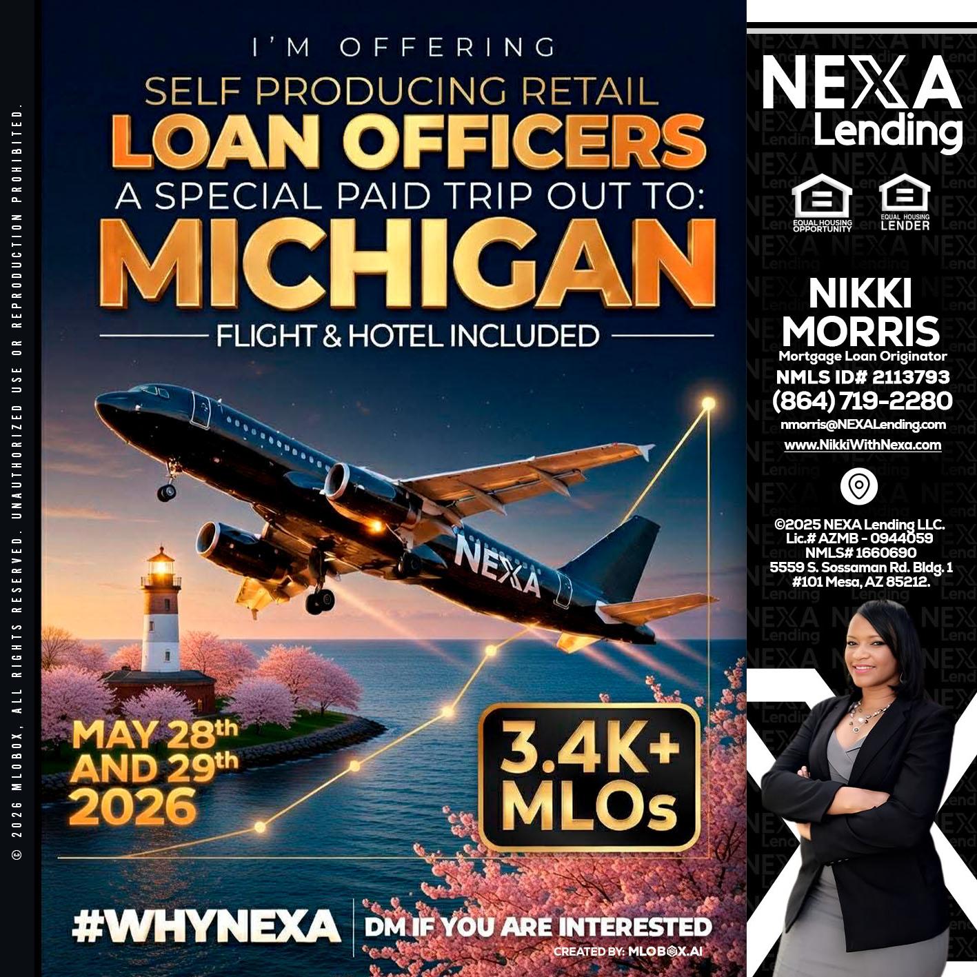 MICHIGAN TRIP - Nikki Morris -Mortgage Loan Originator