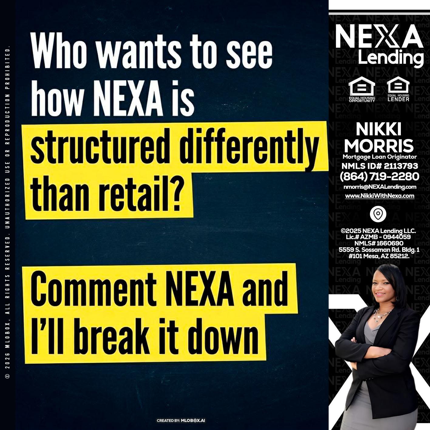 who want to see - Nikki Morris -Mortgage Loan Originator