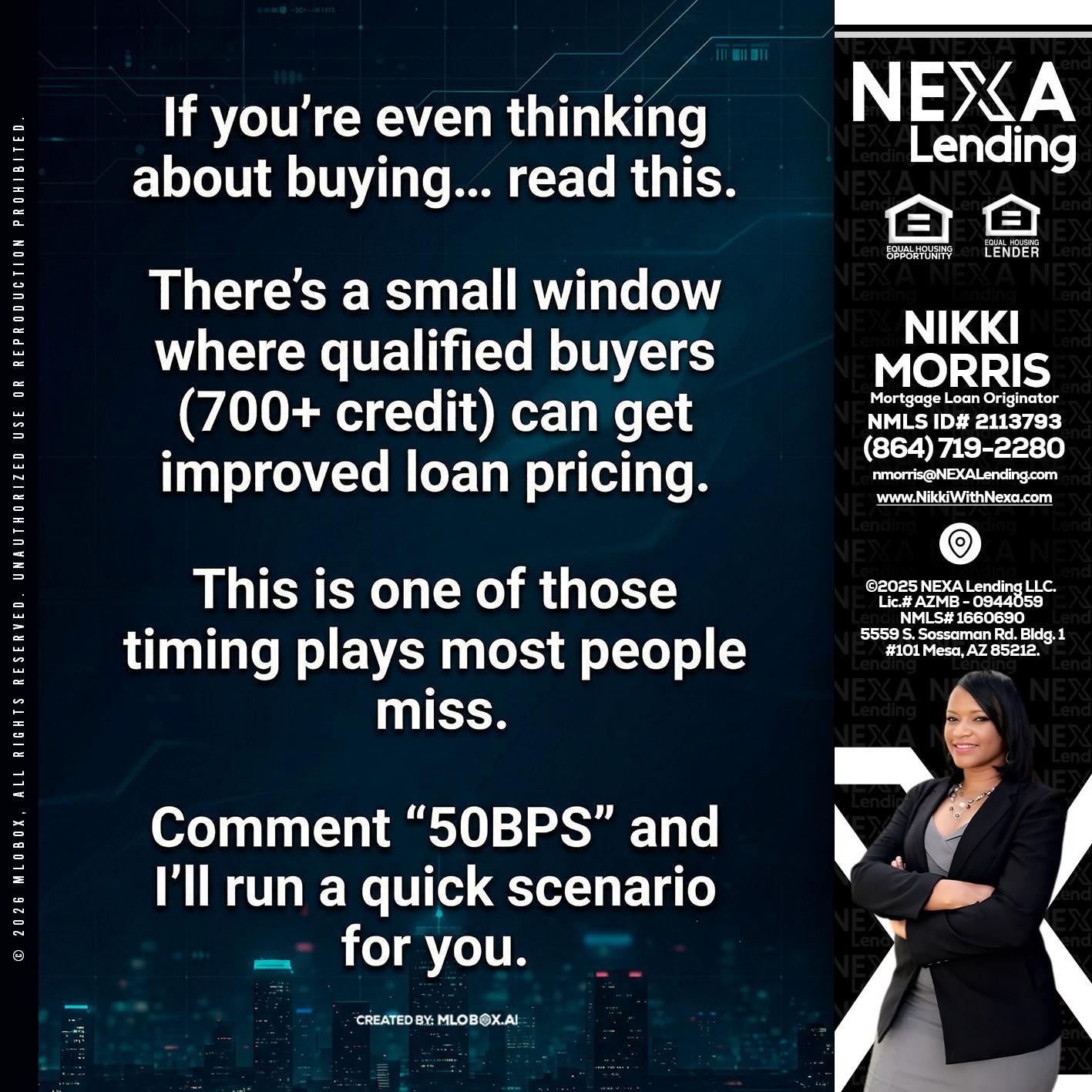 IF YOU EVER - Nikki Morris -Mortgage Loan Originator