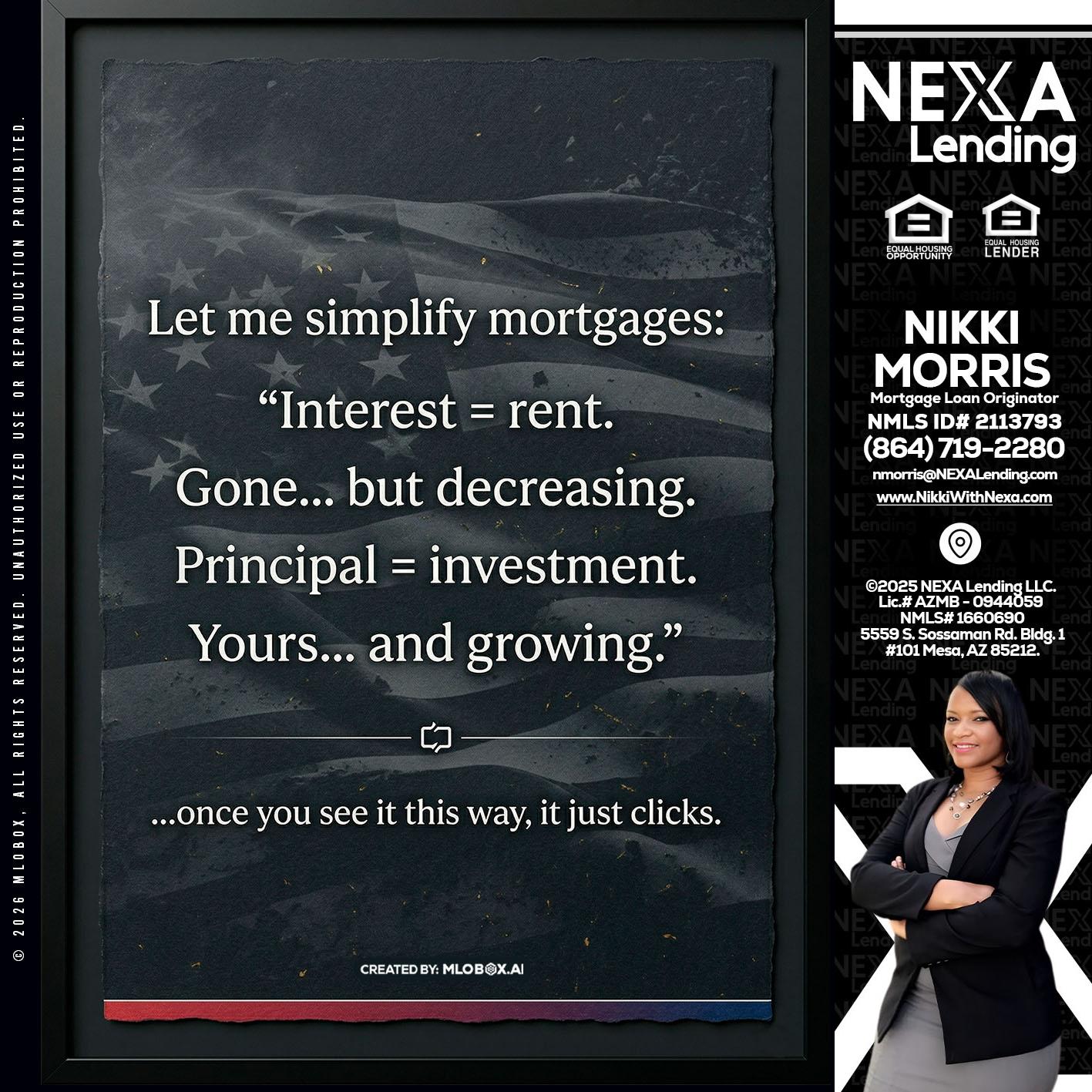 LET ME SIMPLIFY - Nikki Morris -Mortgage Loan Originator