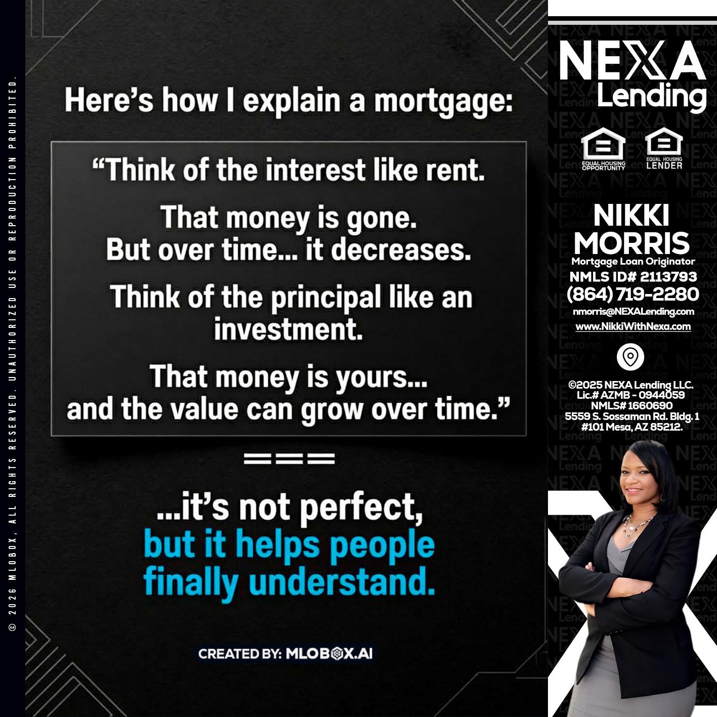HERES NOW - Nikki Morris -Mortgage Loan Originator