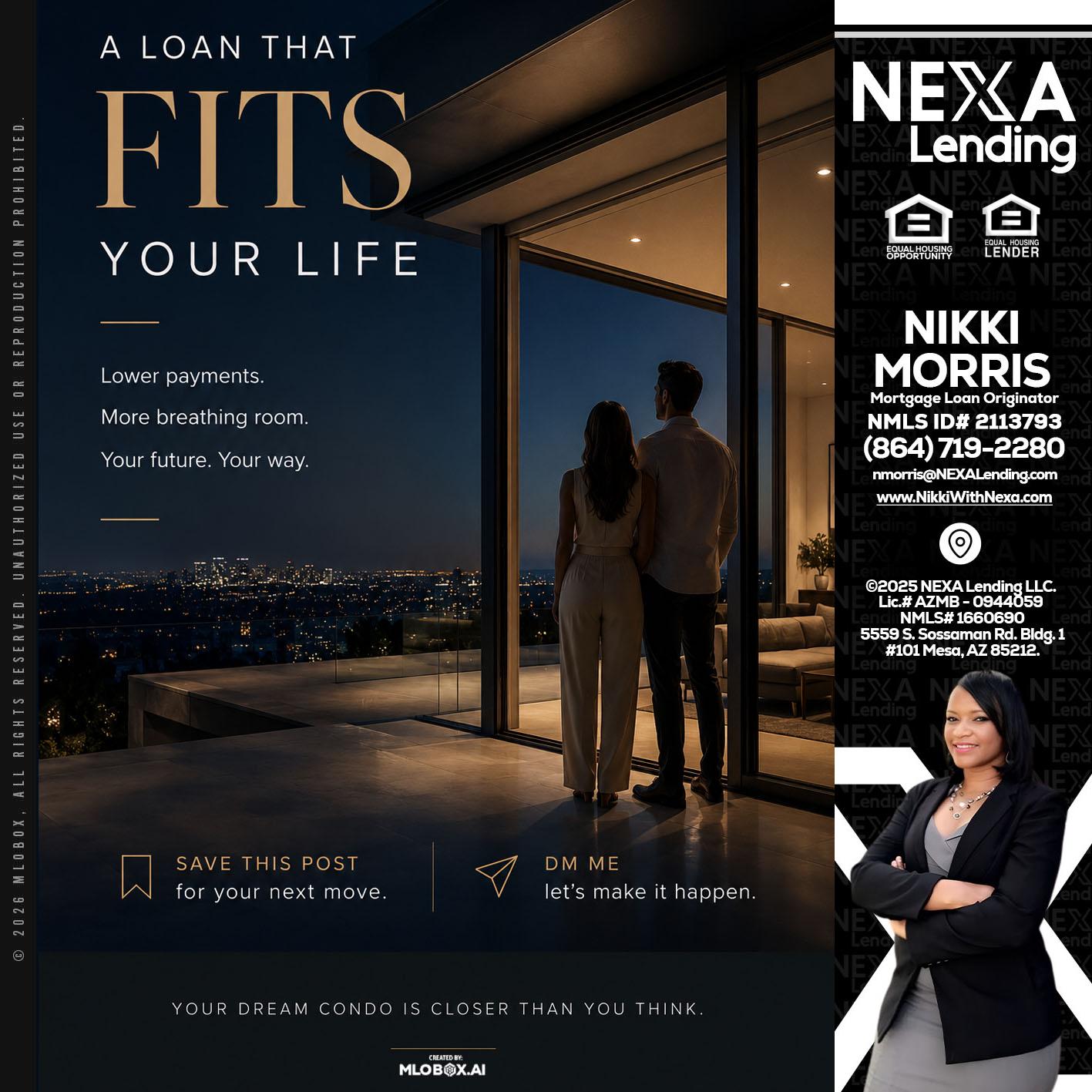LOANS THAT FIT - Nikki Morris -Mortgage Loan Originator