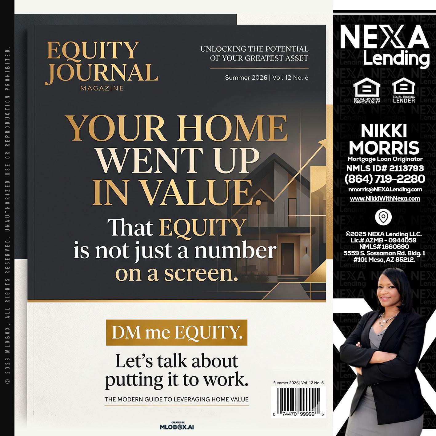 YOUR HOME - Nikki Morris -Mortgage Loan Originator