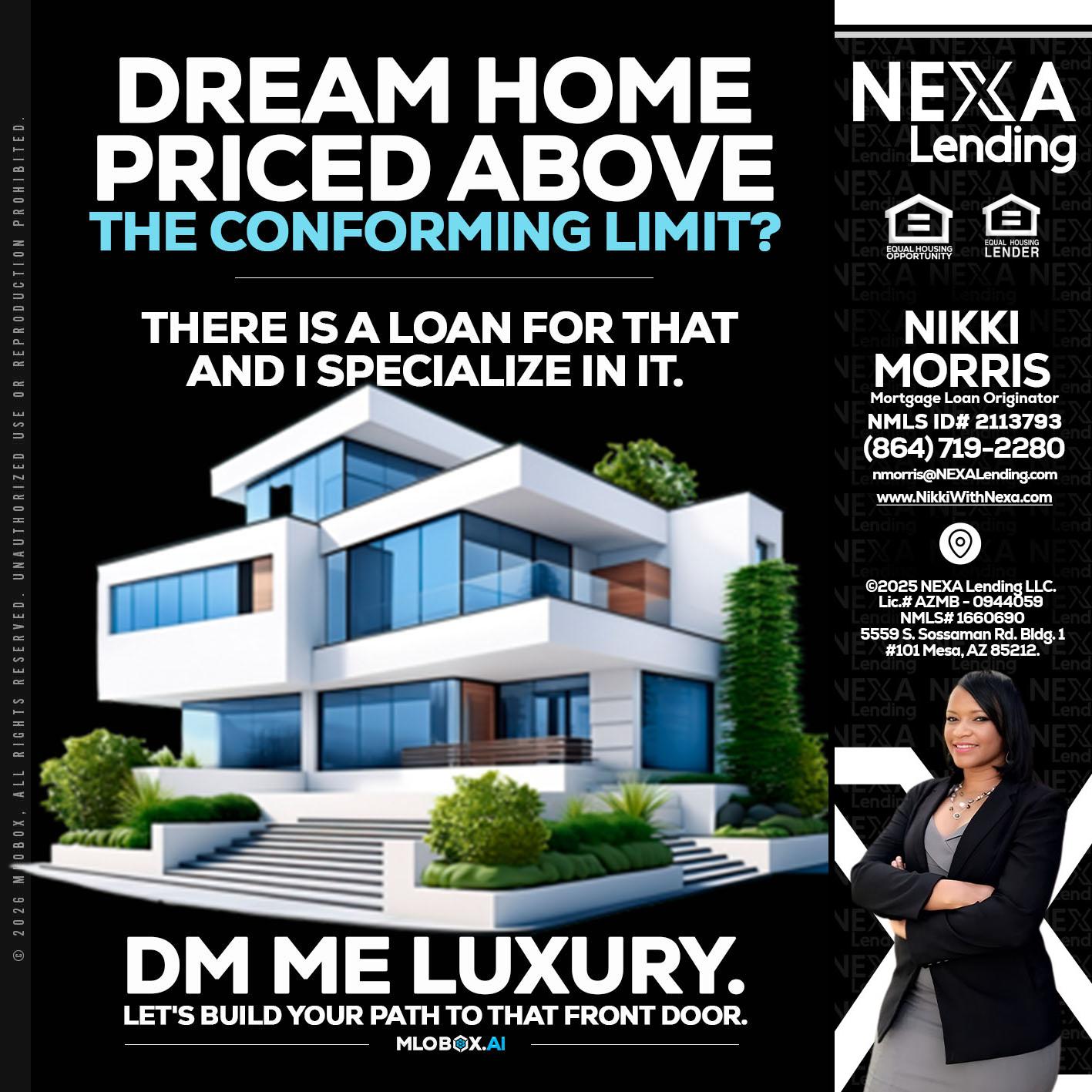 DREAM HOME - Nikki Morris -Mortgage Loan Originator