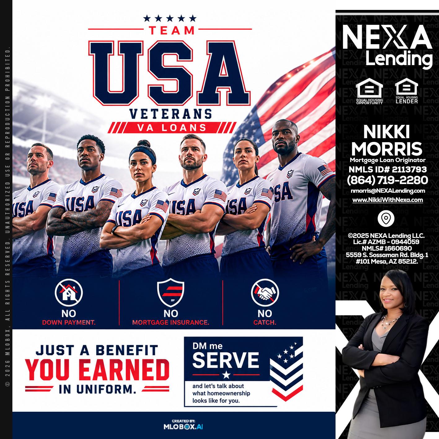 USA TEAM - Nikki Morris -Mortgage Loan Originator
