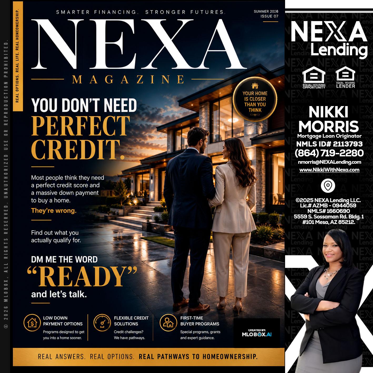 NEXA MAGAZINE - Nikki Morris -Mortgage Loan Originator