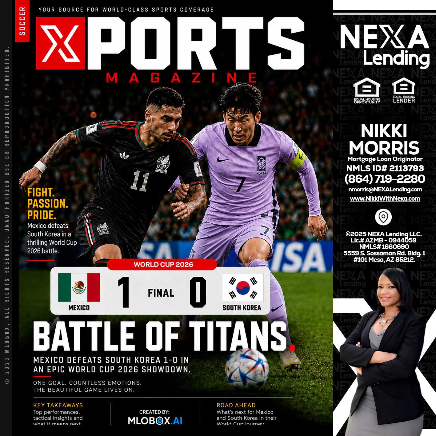 XPORTS MAGAZINE - Nikki Morris -Mortgage Loan Originator