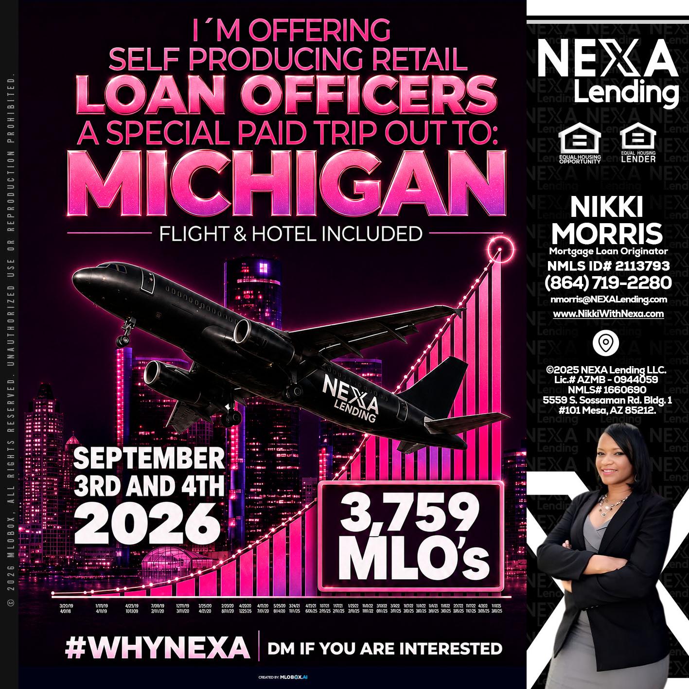 MICHIGAN TRIP - Nikki Morris -Mortgage Loan Originator