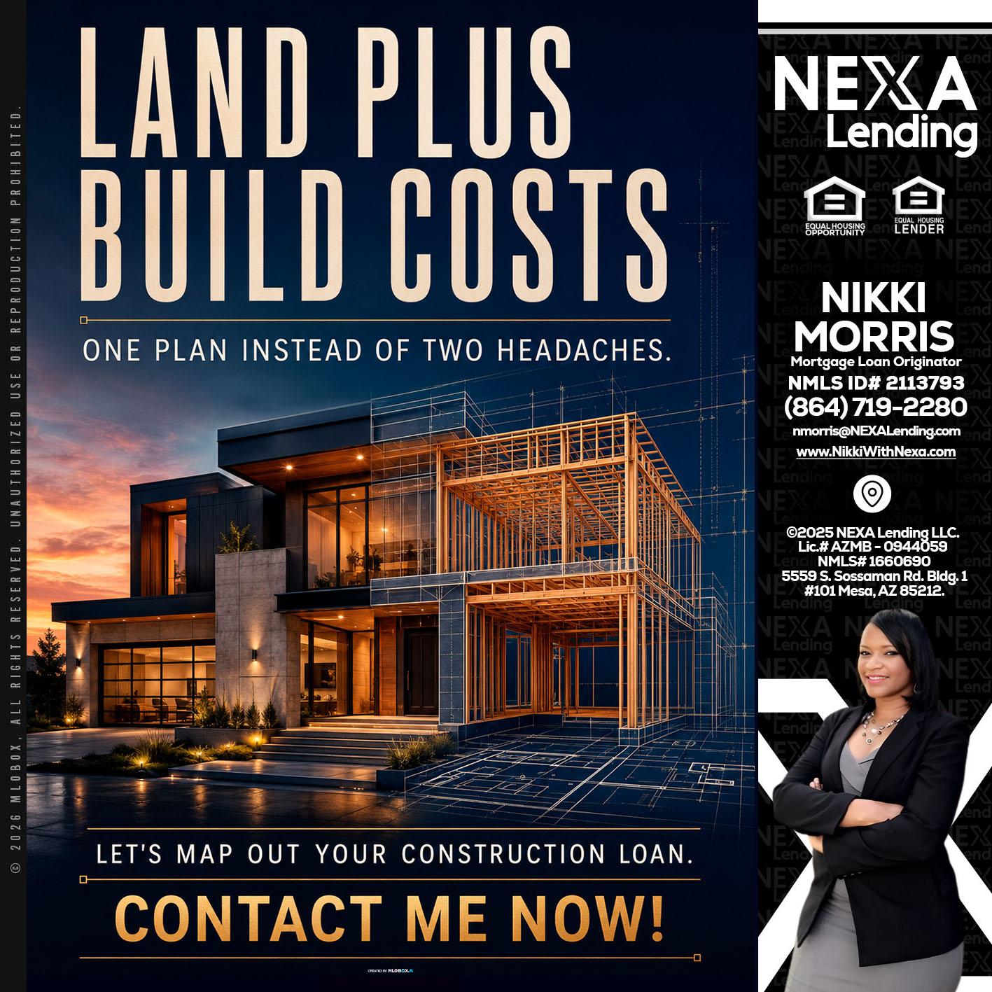 LAND PLUS - Nikki Morris -Mortgage Loan Originator