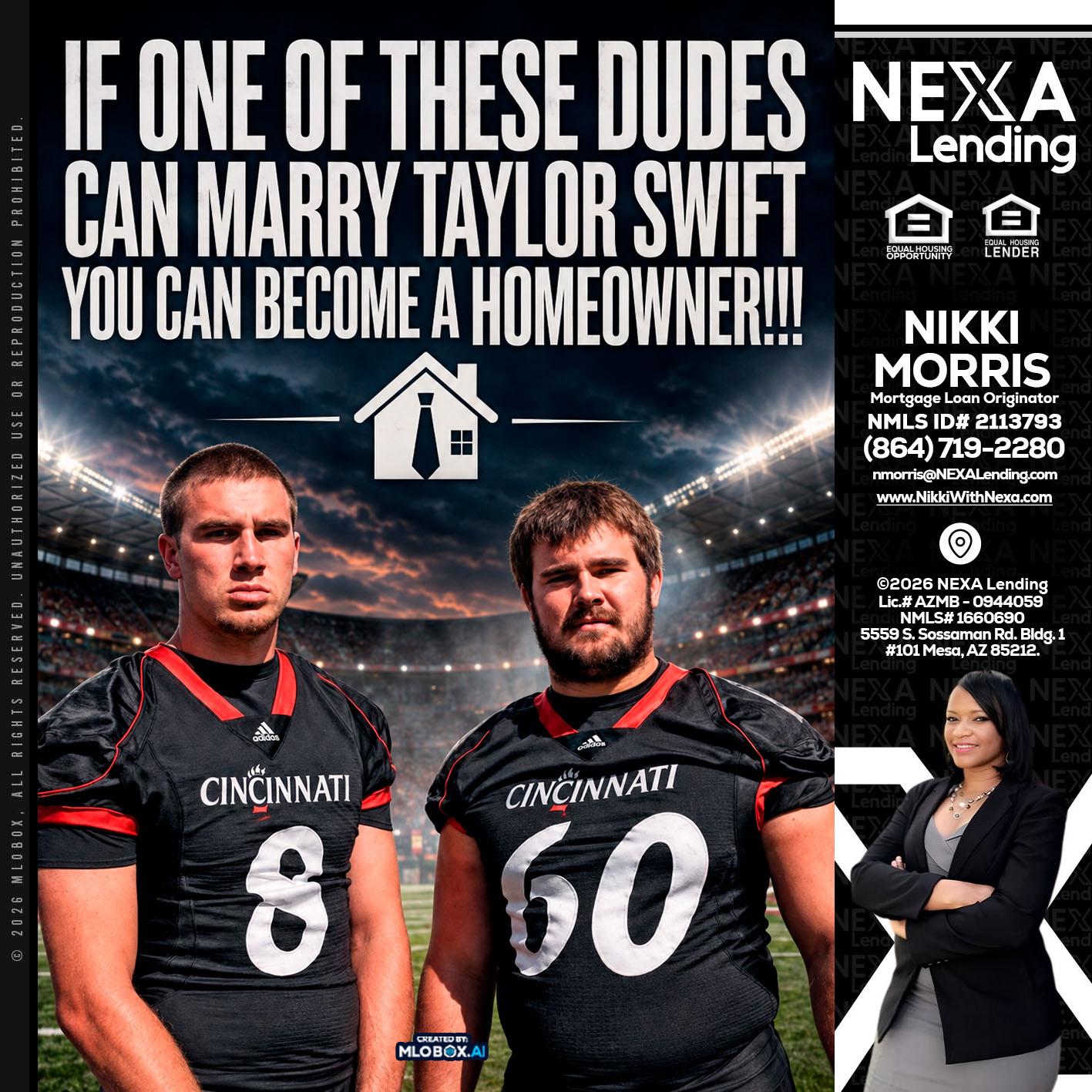 if one of these - Nikki Morris -Mortgage Loan Originator