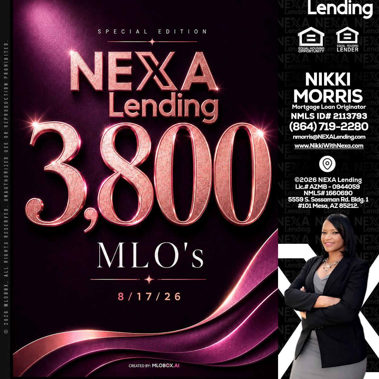 3800 MLOs - Nikki Morris -Mortgage Loan Originator