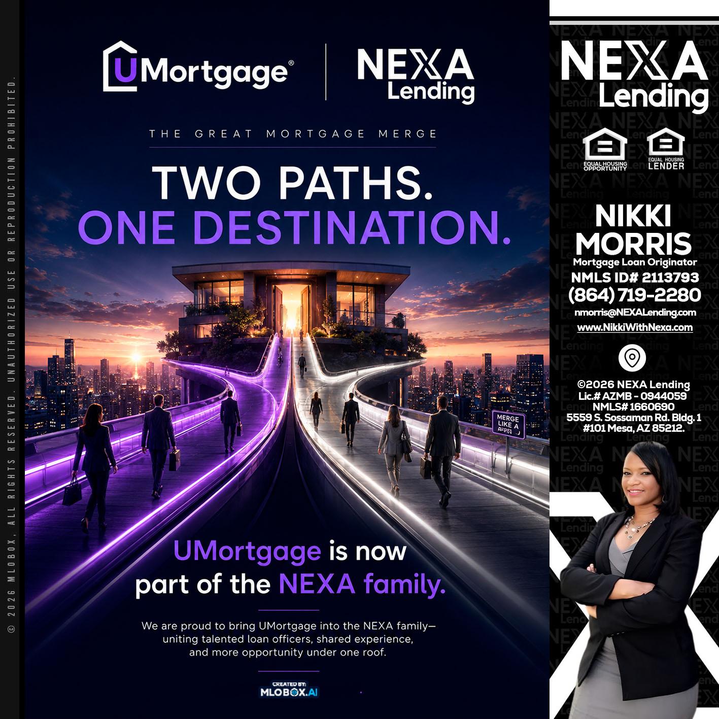 two path - Nikki Morris -Mortgage Loan Originator