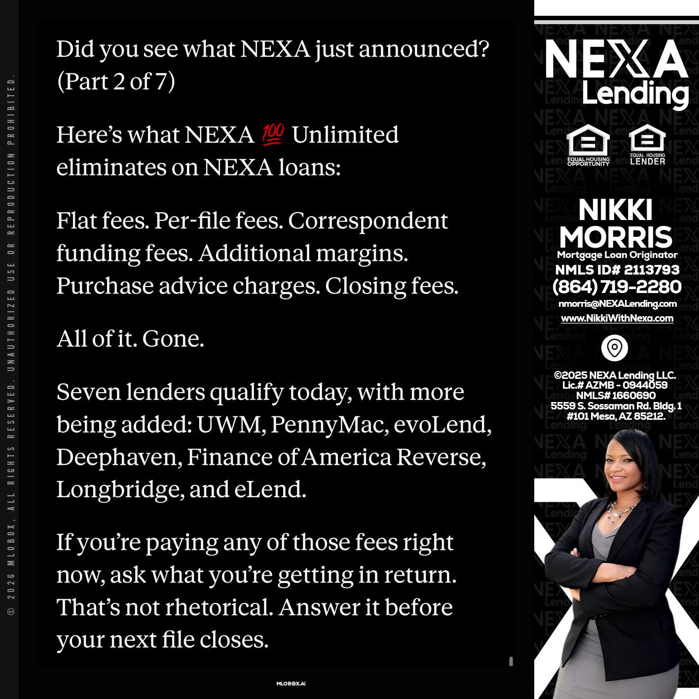 2 OF 7 - Nikki Morris -Mortgage Loan Originator