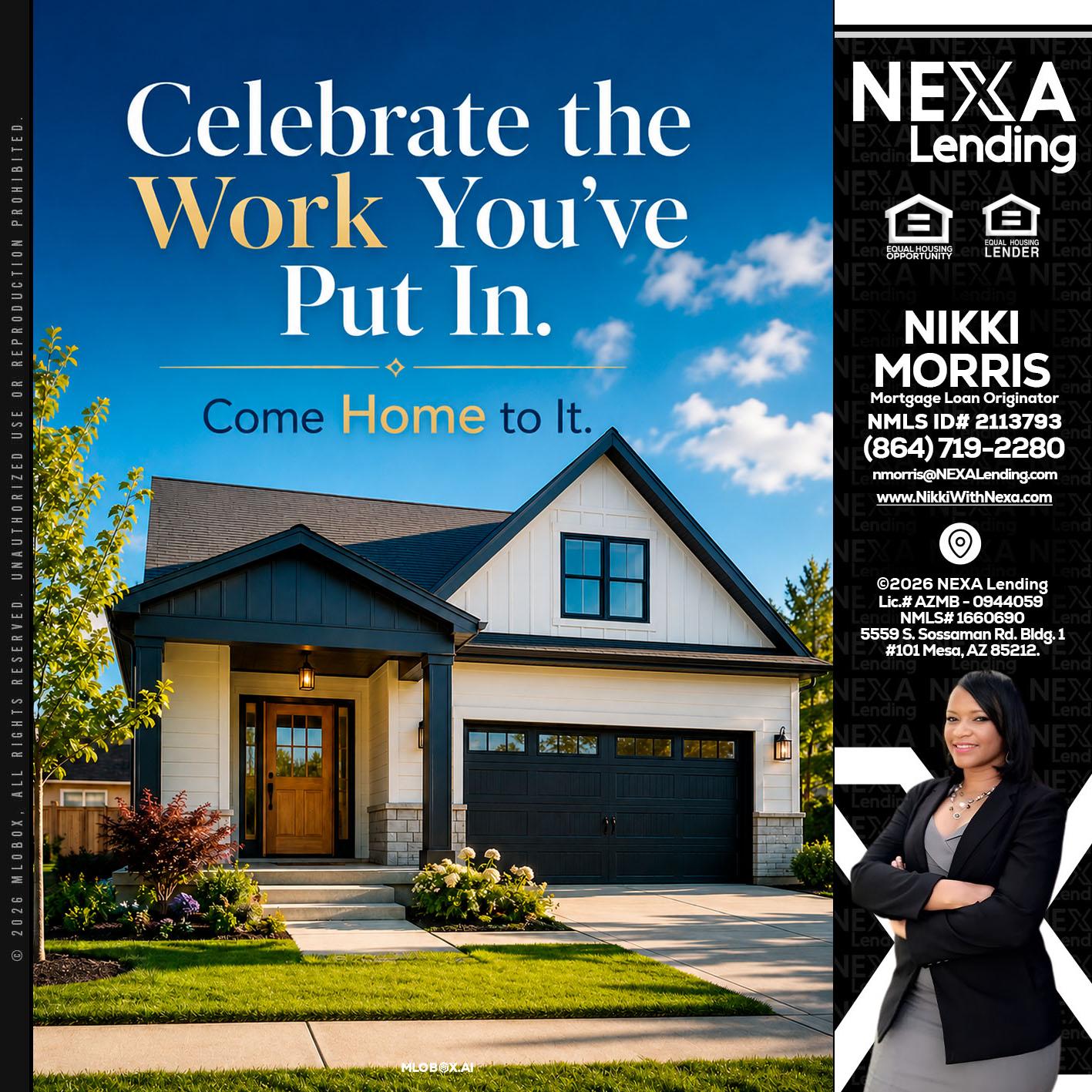 celebrate Labor Day - Nikki Morris -Mortgage Loan Originator