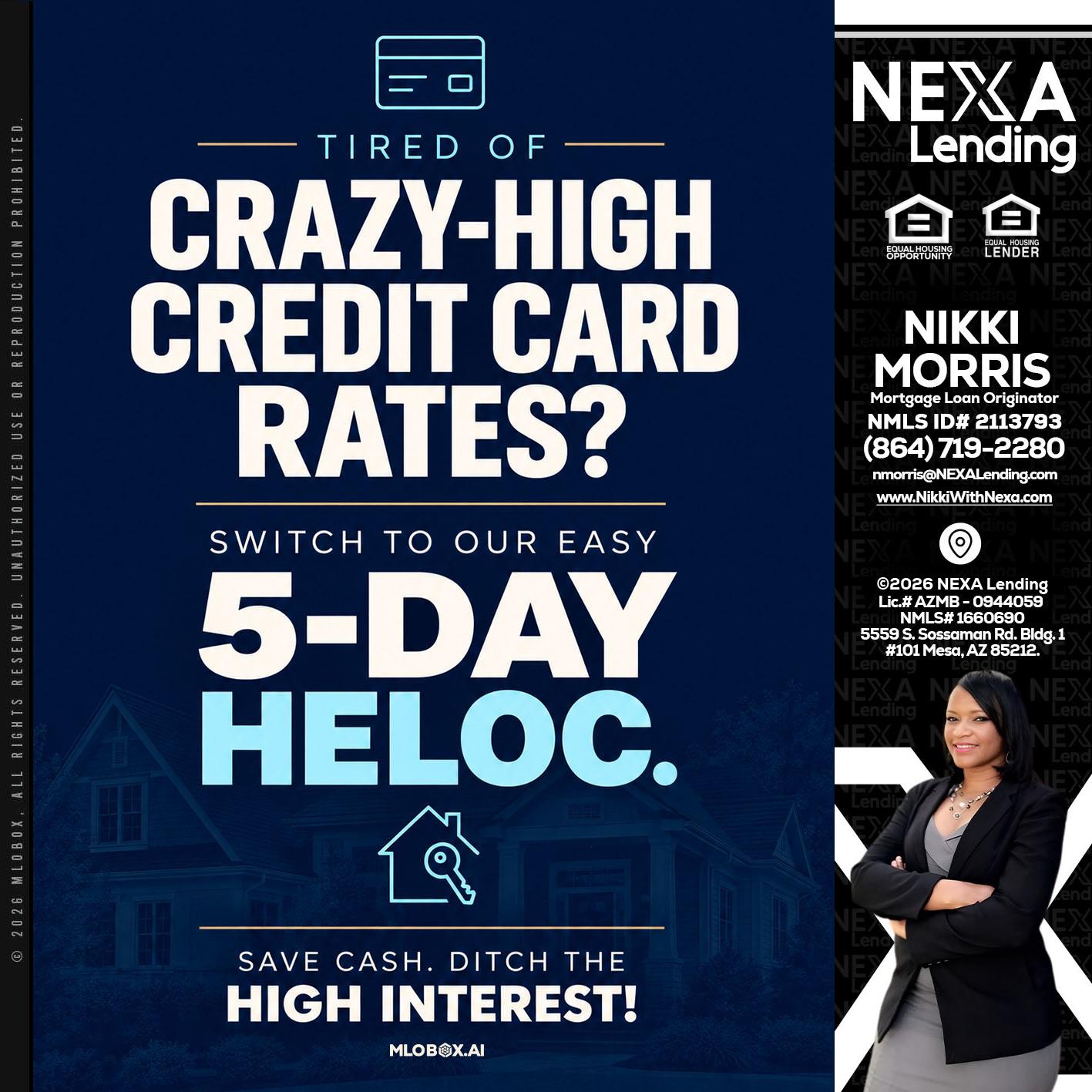 crazy high - Nikki Morris -Mortgage Loan Originator