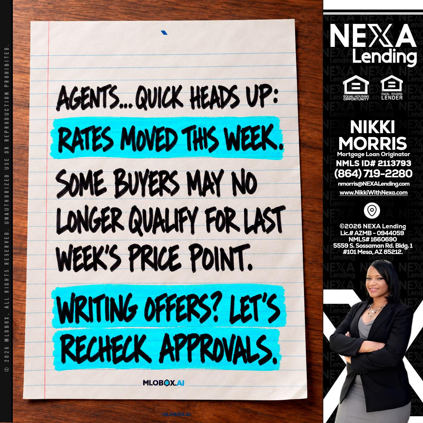 AGENTS - Nikki Morris -Mortgage Loan Originator