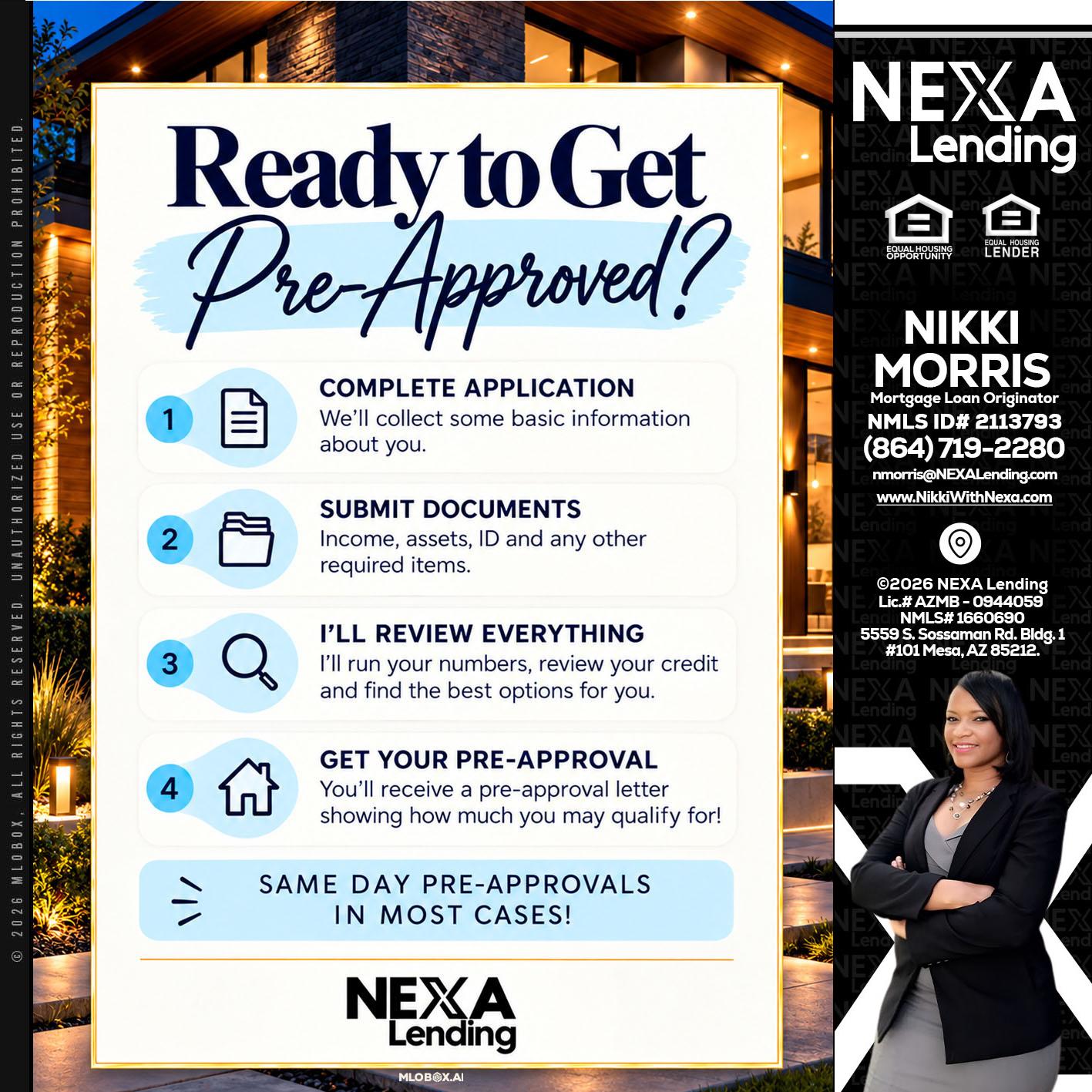 ready to get - Nikki Morris -Mortgage Loan Originator