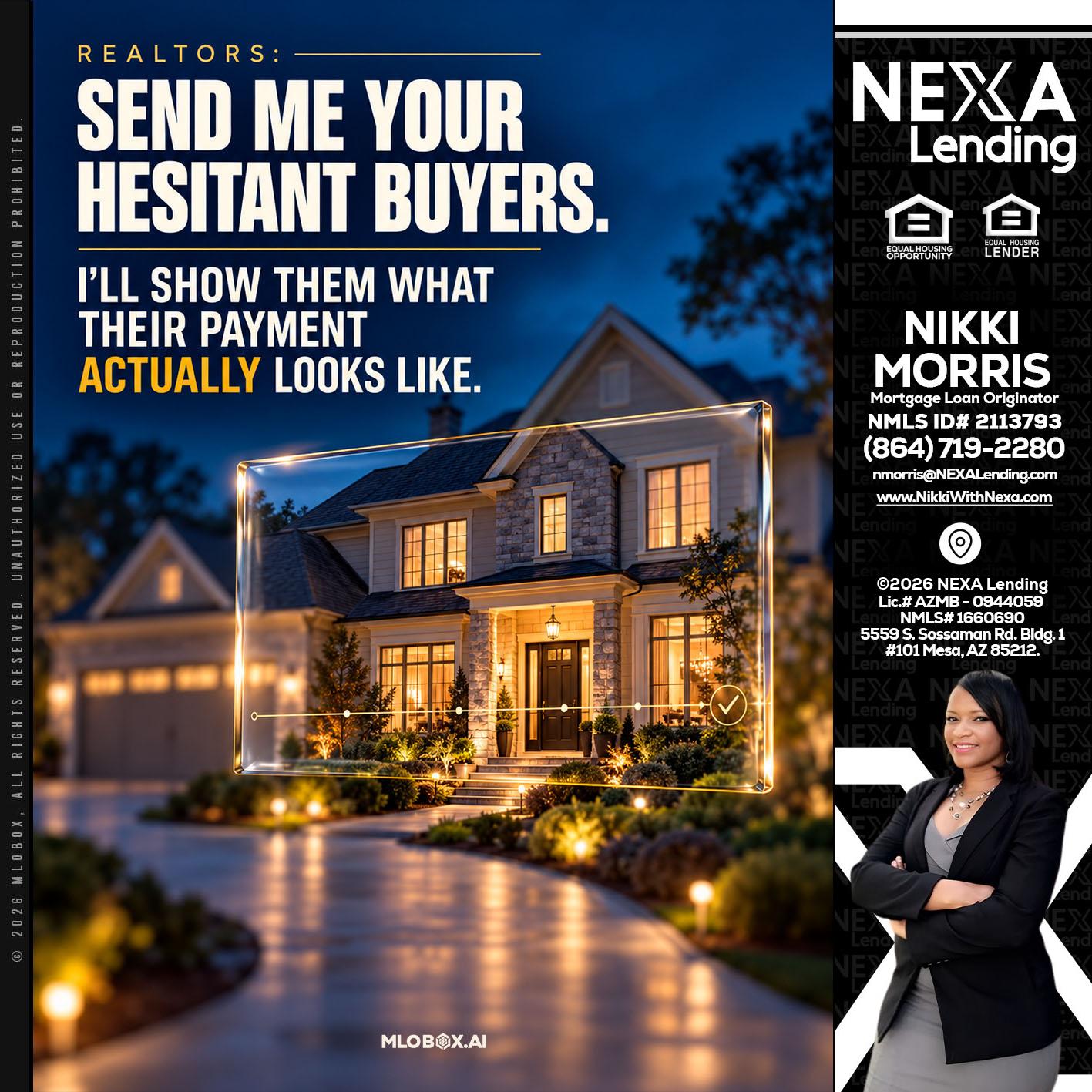REALTOR - Nikki Morris -Mortgage Loan Originator