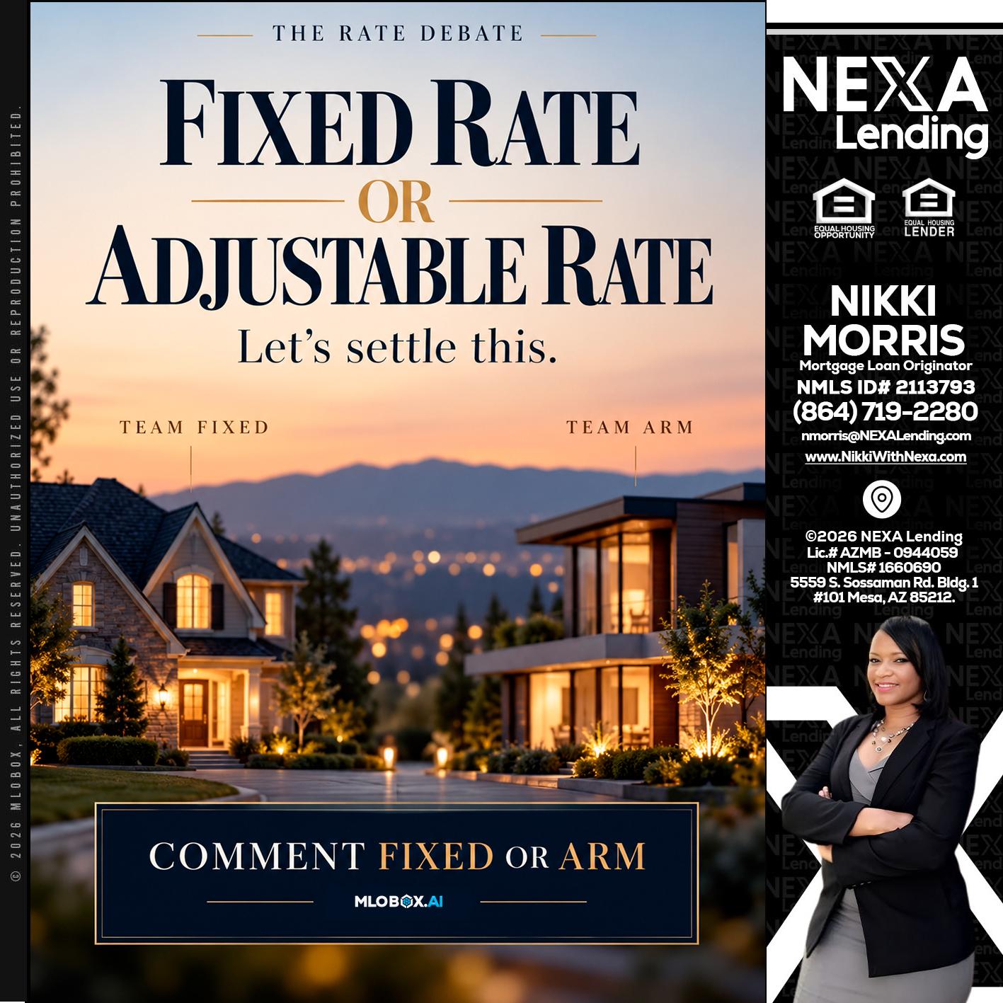 FIXED RATE - Nikki Morris -Mortgage Loan Originator